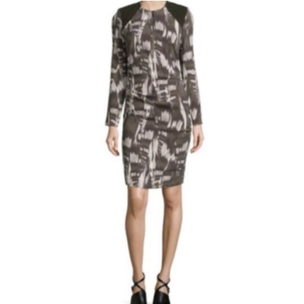 Artelier Nicolle Miller long sleeve silk dress